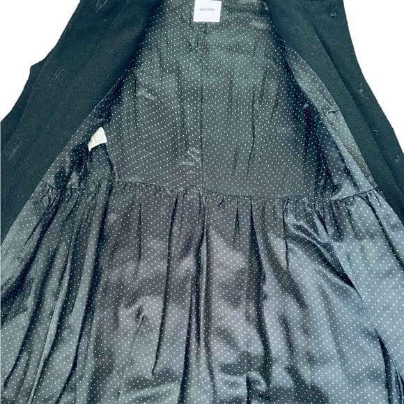 MOSCHINO***Gorgeous Black Wool Coat***US 8 $2450 - Picture 6 of 8